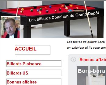 Une table de billard